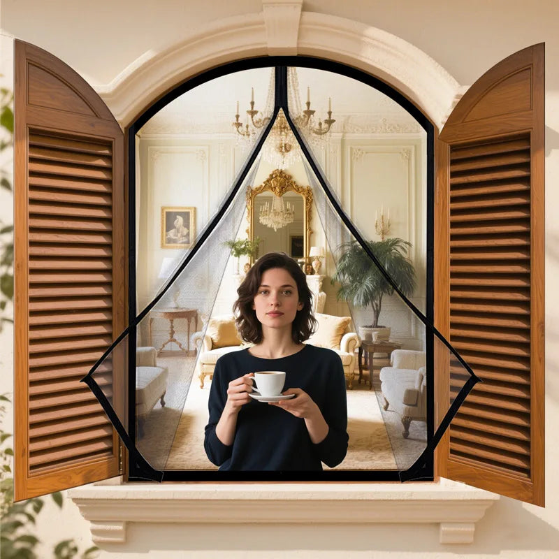 Arched Magnetic Screen Door